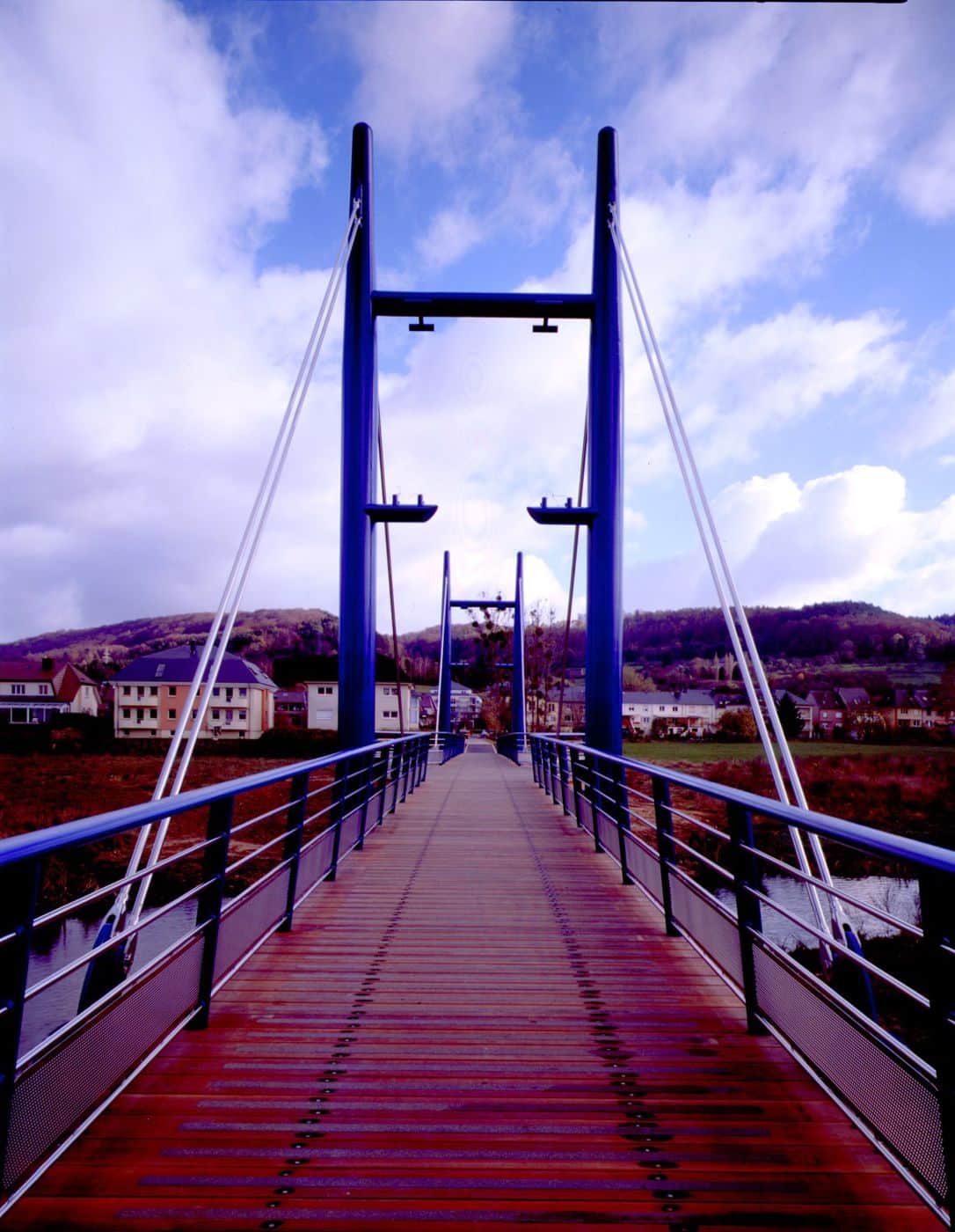Bereldange Footbridge deck