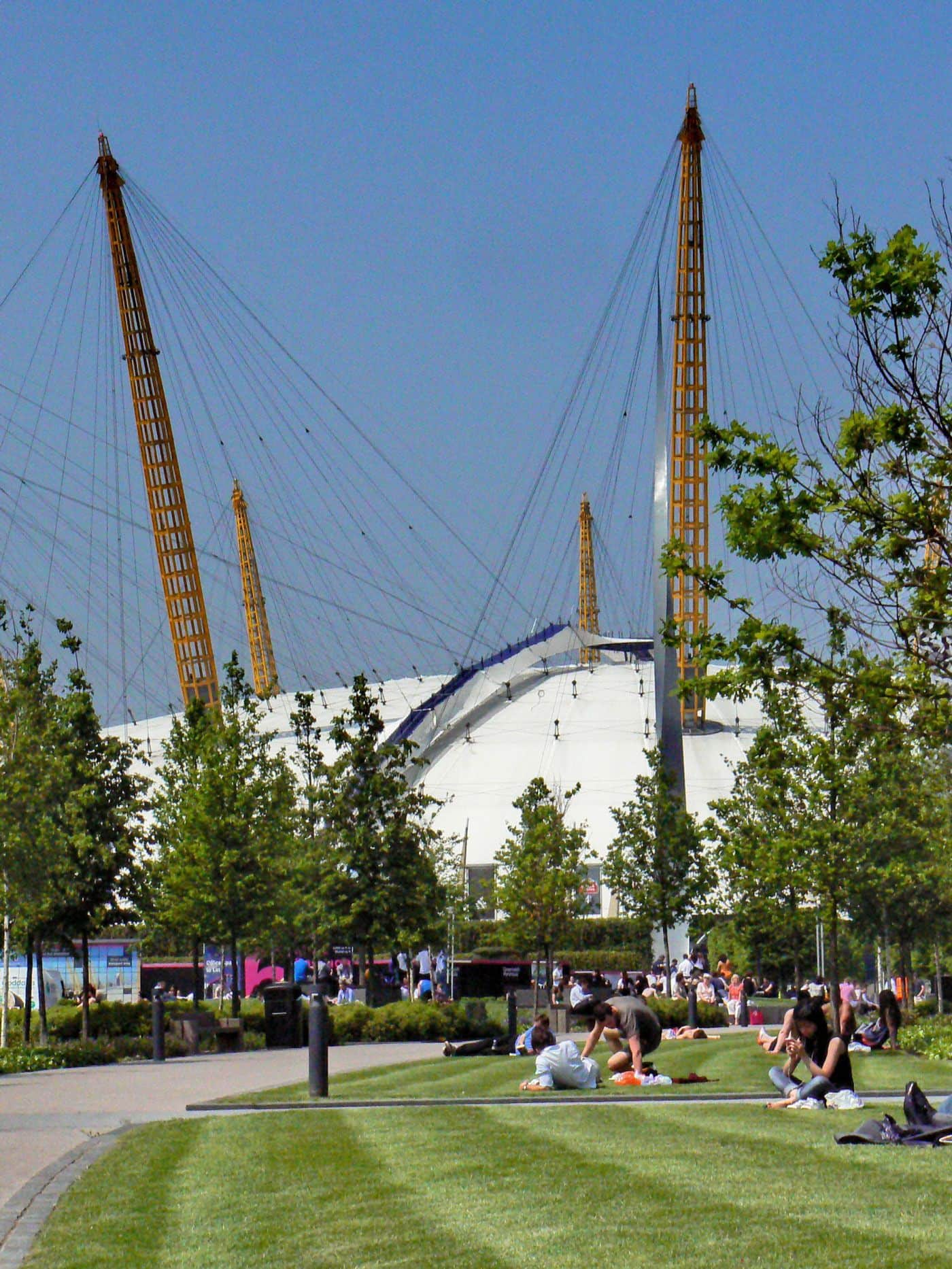 Up @ The O2 Walkway Base Structure