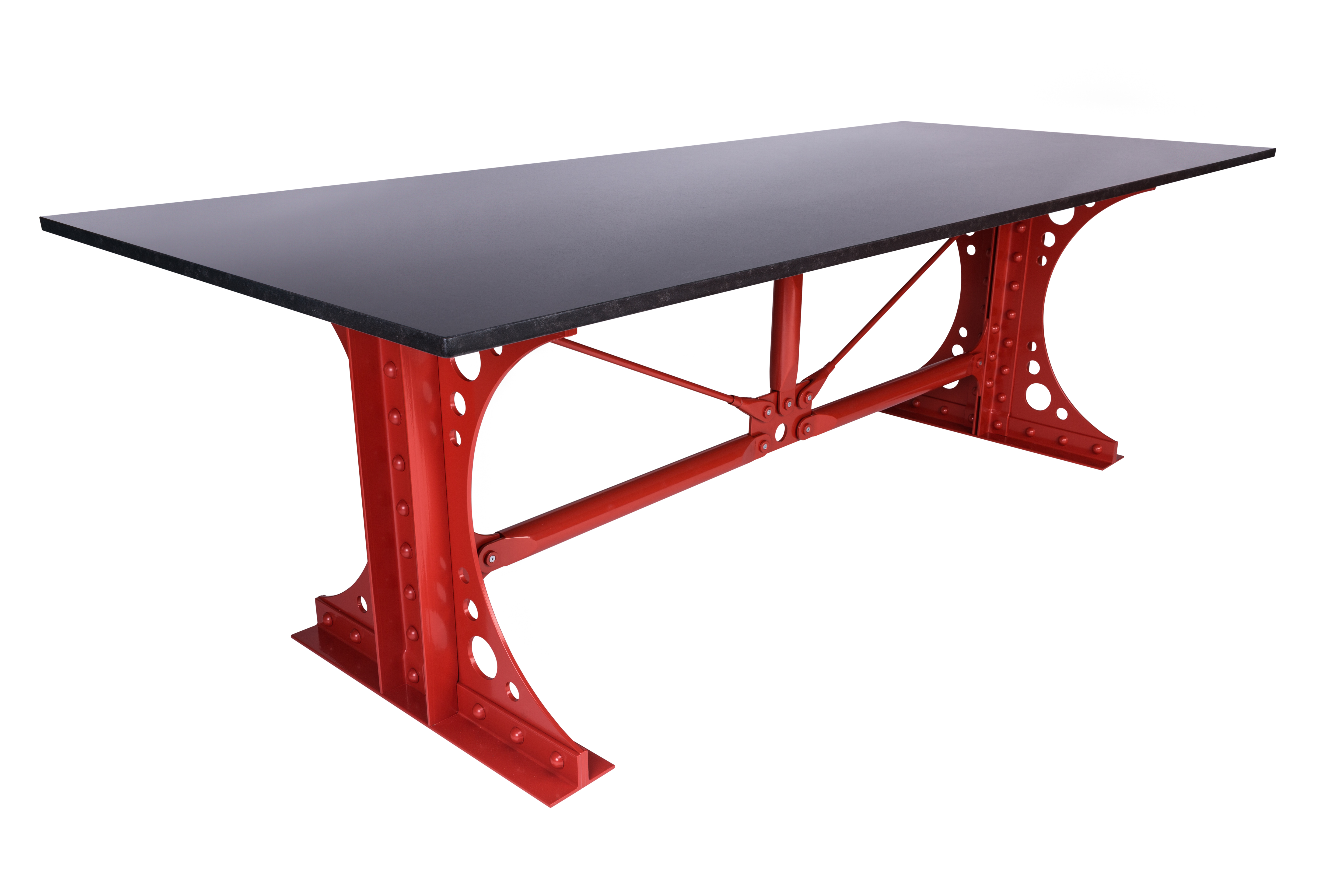 Table with tie bar structure
